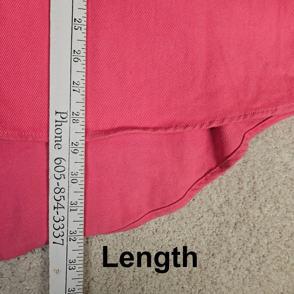 Fantastic Fawn Pink‎ Plaid Sleeve Oversized High-Low Shacket Size L Relaxed Boho - Picture 8 of 8